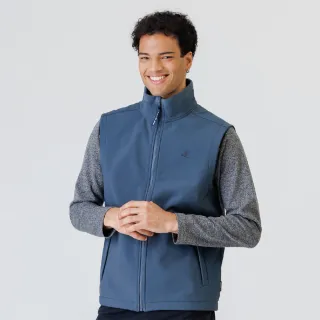 【TRAVELER 旅行者】男款Softshell 防風撥水保暖背心｜252TR302