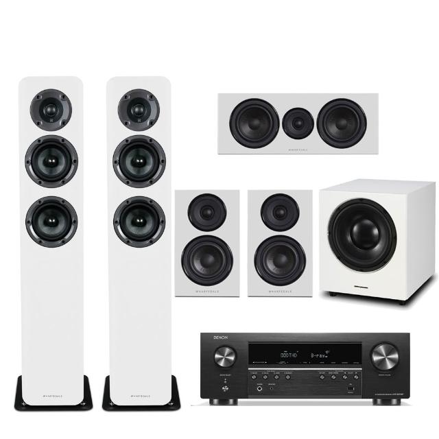 【Wharfedale】家庭劇院組合(D330+Diamond 12.C+12.1+WH-D10+DENON AVR-S570BT)