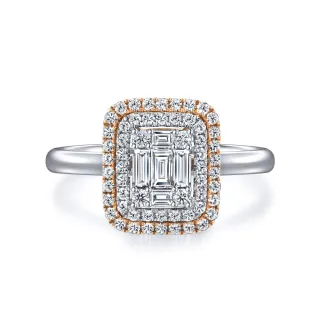 【點睛品】60分 永恆鑽之頌 18K金鑽石戒指(港圍13號)