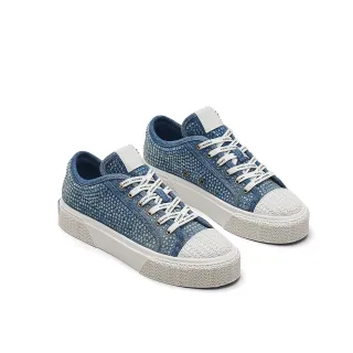 【MARC JACOBS】MJ 淺藍丹寧鋪鑽休閒鞋