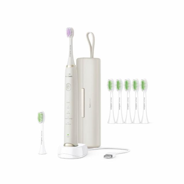 飛利浦 HX2491 聲波式電動牙刷,專為成人設計,提供清潔與護齦兩種模式,聲波技術深層潔淨牙齒與牙齦。充電式電源支援國際電壓 110-220V,輕巧 400g 尺寸(165 x 64 x 254 mm),附 USB 充電座,中國製造,2 年保固。提升口腔衛生,適合日常使用的最佳選擇! PHILIPS飛利浦 HX2491