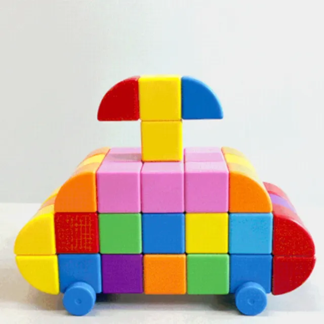 【Bellebaby】車輪 16顆入(STEAM教具/益智玩具/磁力片/磁吸積木)