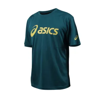 【asics 亞瑟士】運動短袖T恤-台灣製 吸濕排汗 休閒 運動 上衣(2033C183-300)