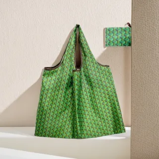 【FIFIOO 杏屋家居】交換禮物 超質感厚實環保摺疊購物袋(大款/58x40x18公分)