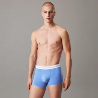 【CALVIN KLEIN】官方旗艦館CK Icon Cotton Air 四角內褲_藍色_VIP專屬限定