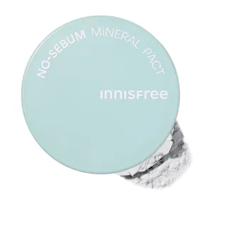 【INNISFREE】官方直營 無油無慮礦物控油蜜粉餅 8.5g