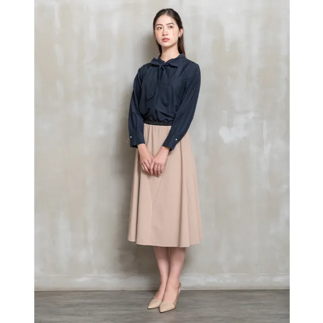 【perng yuh 芃諭名品】俐簡線條 輕彈 楔型切接 圓裙(2025 AW Collection|4C秋冬新品上市)