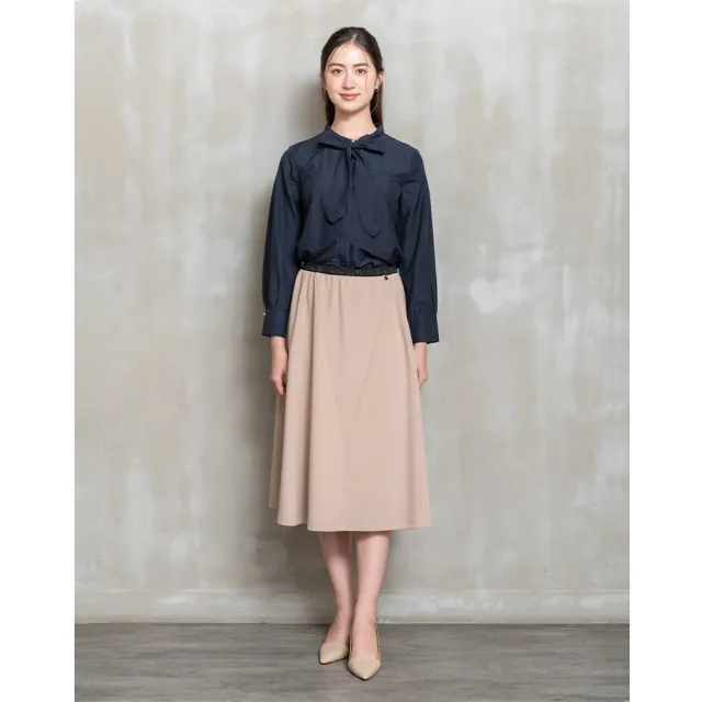 【perng yuh 芃諭名品】俐簡線條 輕彈 楔型切接 圓裙(2025 AW Collection|4C秋冬新品上市)