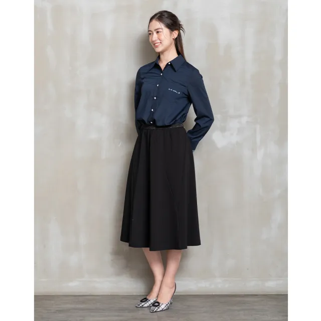 【perng yuh 芃諭名品】俐簡線條 輕彈 楔型切接 圓裙(2025 AW Collection|4C秋冬新品上市)