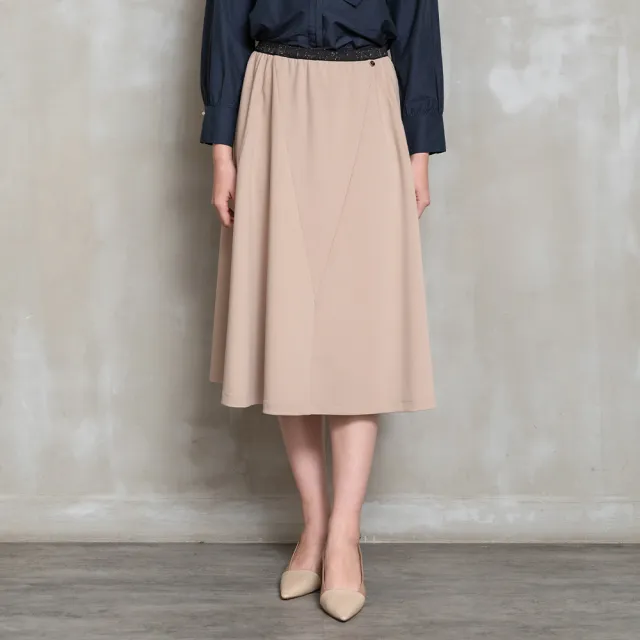 【perng yuh 芃諭名品】俐簡線條 輕彈 楔型切接 圓裙(2025 AW Collection｜4C秋冬新品上市)