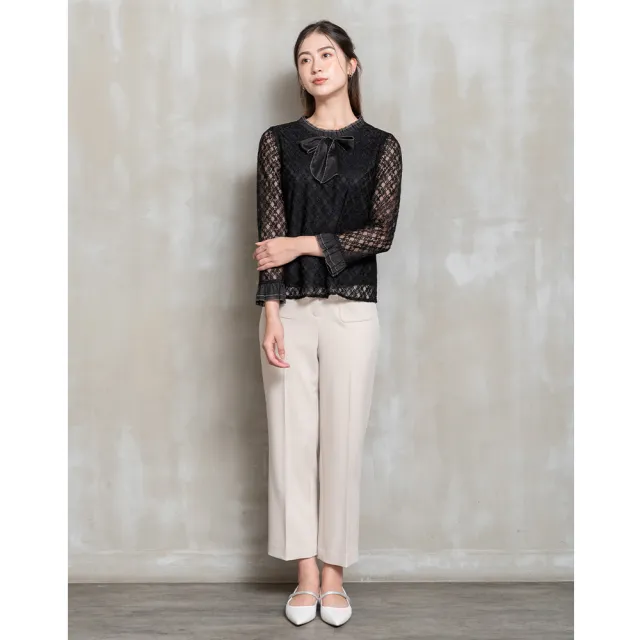 【perng yuh 芃諭名品】漫柔悠光 蕾絲上衣(2025 AW Collection|4C秋冬新品上市)