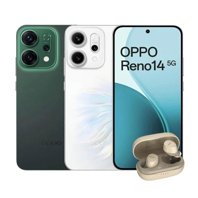 【OPPO】Reno14(12G/256G)AI藍牙耳機