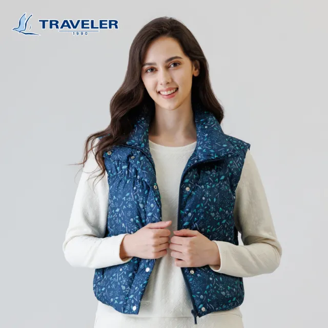 【TRAVELER 旅行者】女款撥水羽絨背心｜252TR309