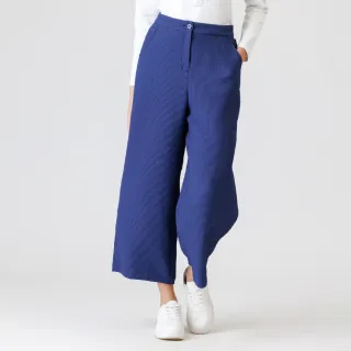 【TRAVELER 旅行者】女款彈性撥水九分寬褲｜252TR501