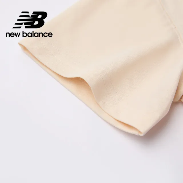 【NEW BALANCE】NB 童裝BOSTON短T/短袖上衣_7EF3404WLBG_男童/女童_淺膚色