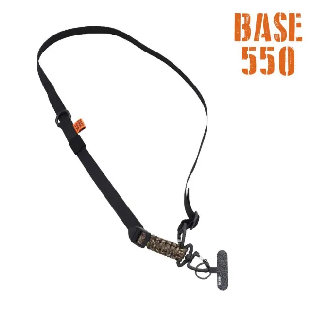 【BASE 550】多工背帶/黑織帶/迷彩傘繩編織(台灣製造)