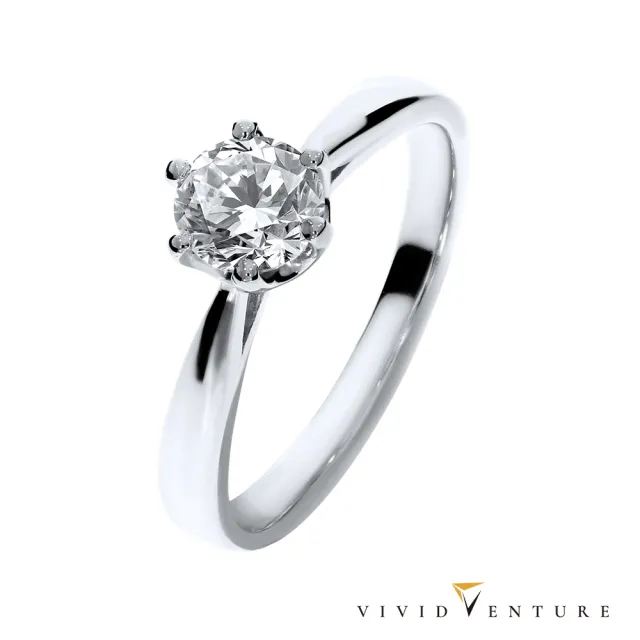 【Vividventure 亞帝芬奇】情人 禮物 14K GIA 30分 FSI2 鑽戒+10分 鑽石 男戒 永恆愛情(結婚 對戒 套組)