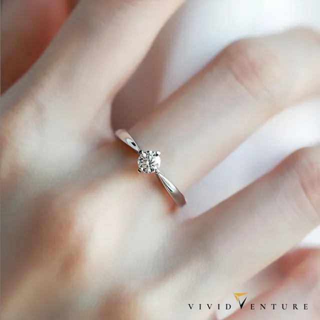 【Vividventure 亞帝芬奇】14K 天然鑽石 GIA 30分 FSI2 戒指+20分 鑽石 男戒 愛的抉擇(對戒 結婚 套組)