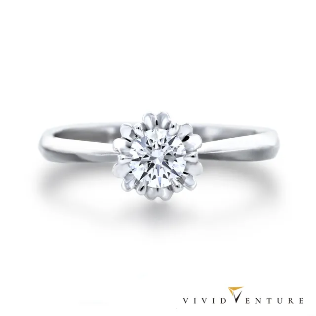 【Vividventure 亞帝芬奇】情侶對戒 14K 天然鑽石 GIA 30分 FSI2 鑽戒+20分 鑽石 男戒 愛的璀璨(結婚 求婚)