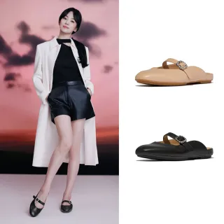 【FitFlop】DELICATO 水鑽扣環瑪麗珍木屐鞋-女(兩色)