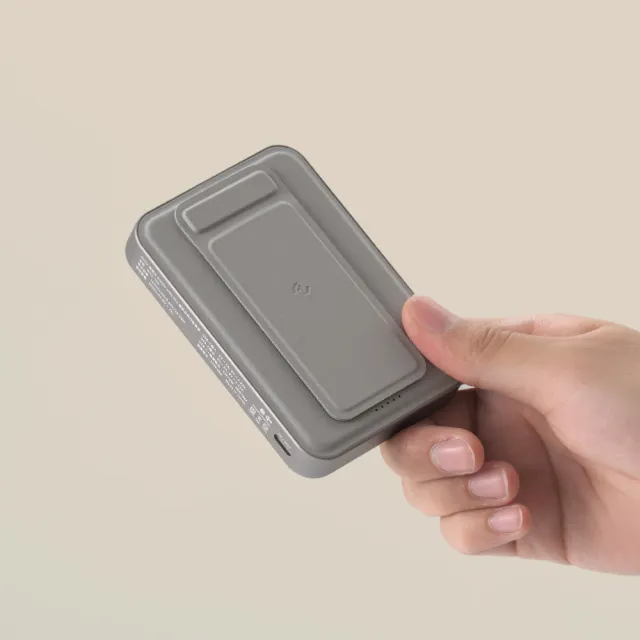 【Allite】超薄充 10000 mAh Qi2 磁吸支架行動電源(產品標示 Wh 可帶上飛機)