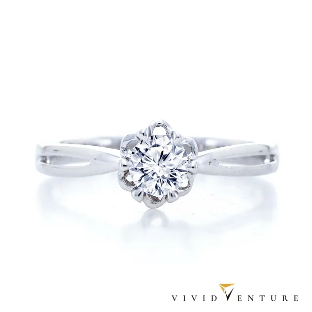 【Vividventure 亞帝芬奇】14K 天然鑽石 GIA 30分 FSI2 戒指+20分 鑽石 男戒 愛的依靠(對戒 結婚 套組)