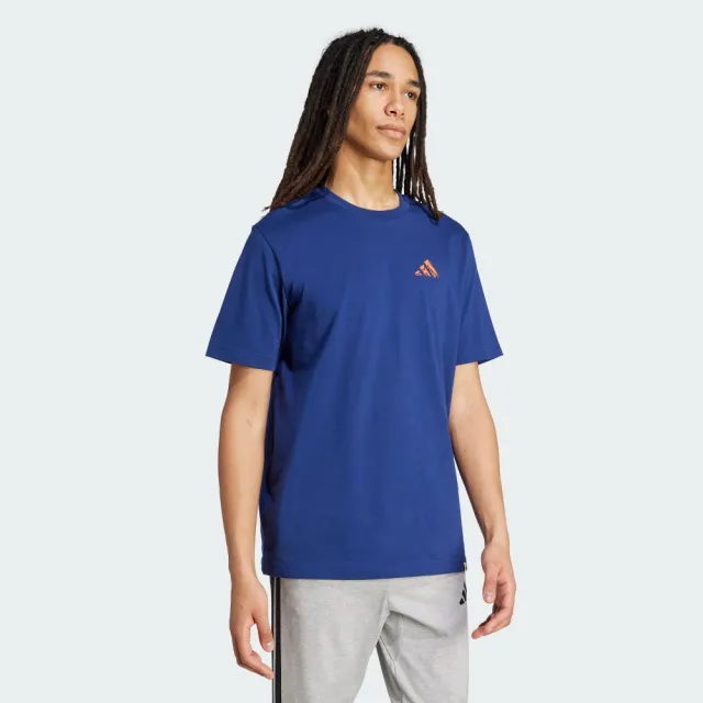 【adidas 愛迪達】DOODLE HUNT HIKE 短袖上衣 T恤 男 KA7137