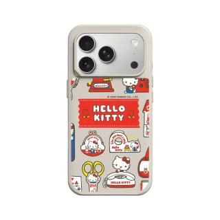 【RHINOSHIELD 犀牛盾】iPhone 17/Air/Pro/Max SolidX 防摔磁吸手機殼/Sticker-Hello Kitty生活小物