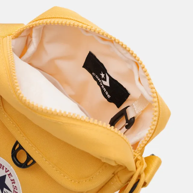 【CONVERSE】匡威 ALL STAR 經典復古黃色斜跨包 隨身腰包 側背單肩包 隨行小包 女朋友禮物(10020540A14)