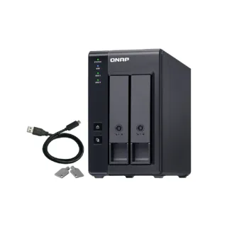 【QNAP 威聯通】搭希捷IronWolf Pro 20TBx2★TR-002 2BAY RAID磁碟陣列外接盒