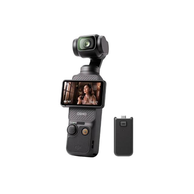 【DJI】Osmo Pocket 3續航手柄組+Mic mini+1年版Care 手持口袋攝影機/相機 ｜(聯強國際貨)