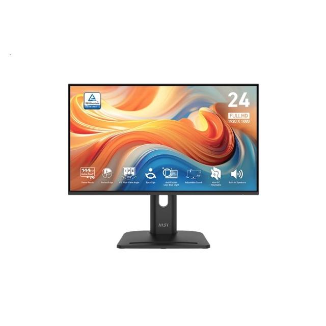 2入組★【MSI 微星】PRO MP245PG E14 24型 144Hz 平面螢幕(EyesErgo護眼/內建喇叭/可旋轉)
