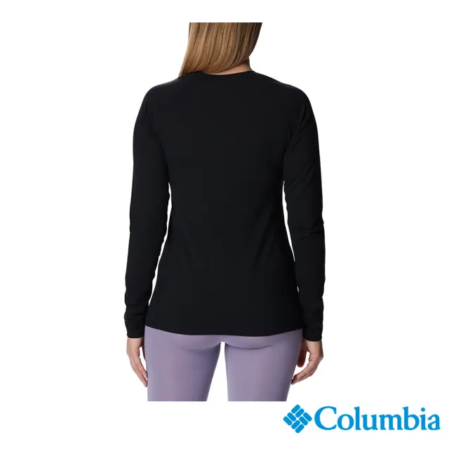 【Columbia 哥倫比亞】女款-極暖快排內著長袖上衣-Omni-Heat Infinity™-黑色(UAL24840BK/JF)