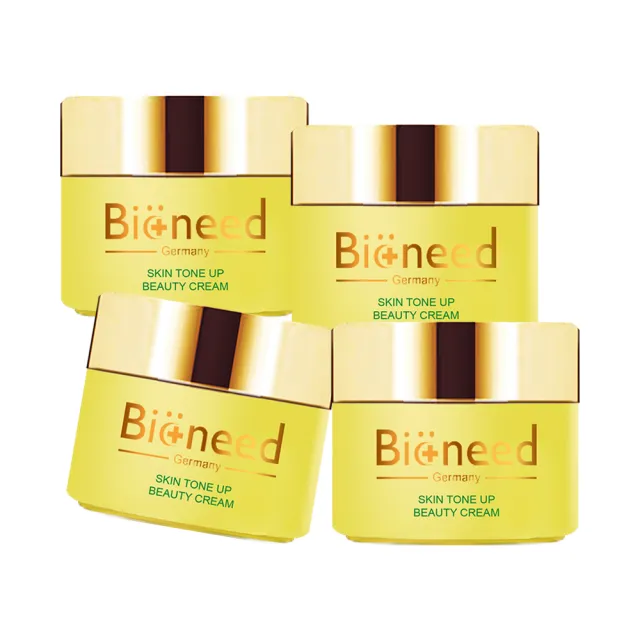 【德國Bioneed】德國原裝進口亮白淨化活膚霜100ml4入組(4入組+體驗瓶5ml亮白淨化活膚霜)