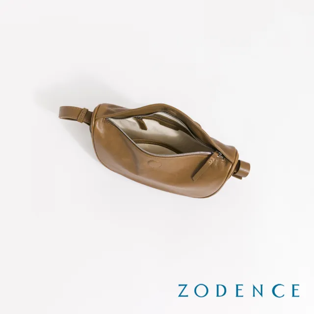 【ZODENCE 佐登司】LOLA植鞣真皮極簡個性斜背包(多色/新品)