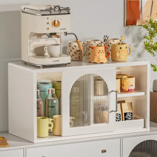 【AOTTO】多用途單門桌上收納櫃(收納櫃 置物櫃 廚櫃 廚房收納)