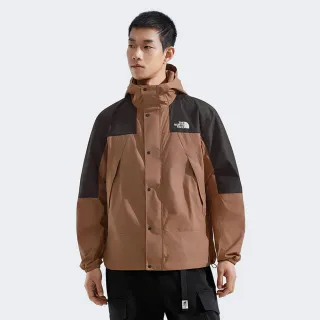 【The North Face 官方旗艦】北面男款棕色WindWall防風外套｜8DGD58W