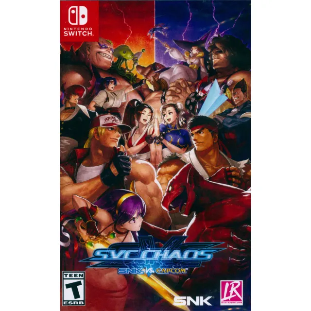 【Nintendo 任天堂】NS Switch 拳皇 格鬥天王 VS 快打旋風 混沌之戰 SNK vs Capcom SVC Chaos(英日文美版)
