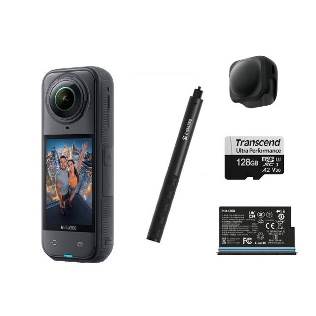【Insta360】X5 360°口袋全景防抖相機 入門套組