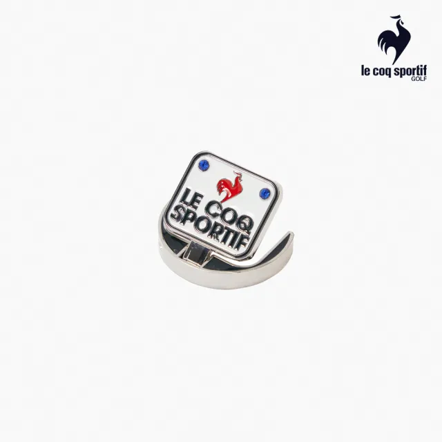 【LE COQ SPORTIF 公雞】高爾夫系列 女款白色法國時尚高性能高爾夫球標 QLW0J763