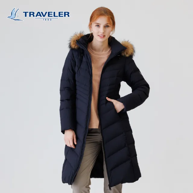 【TRAVELER 旅行者】女款Aquax防風撥水羽絨外套｜252TR920(防風/撥水/羽絨)