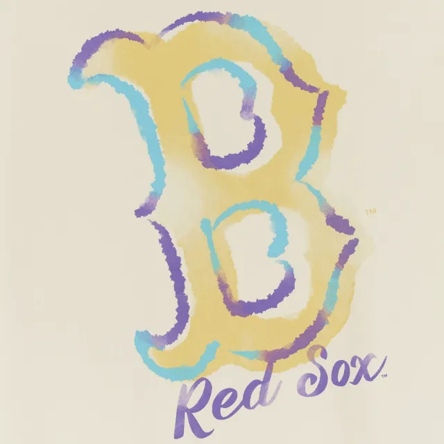 【MLB】背後大Logo長袖大學T 波士頓紅襪隊(3AMTB3254-43CRS)