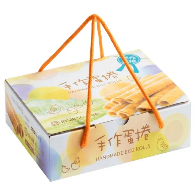 【一之軒】12入原味手作蛋捲禮盒(5組入)