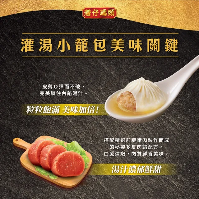 【灣仔碼頭】灌湯小籠包12入(豬肉/櫛瓜鮮蝦)