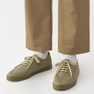 【MUJI 無印良品】撥水加工柔軟鞋墊帆布休閒鞋(柔白/黑色/墨灰/駝色)