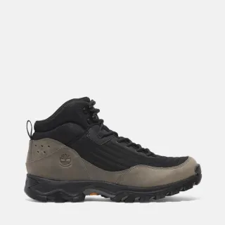 【Timberland】男款黑色防水中筒健行鞋(A6CH5EJT)