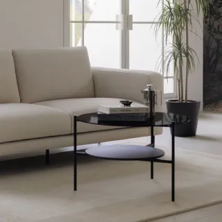 【iloom 怡倫家居】PILZE 1100型陶瓷餐桌 2色可選(咖啡桌 桌子 餐桌 圓桌 小圓桌 圓形餐桌 陶瓷桌)