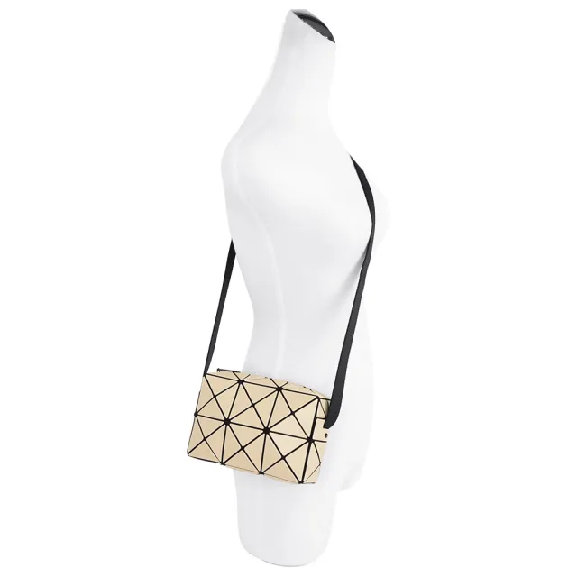 【ISSEY MIYAKE 三宅一生】BAO BAO CUBOID 迷你方形斜背包(棕色)