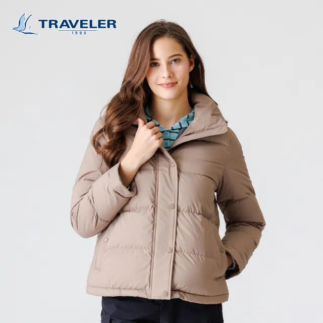 【TRAVELER 旅行者】女款防風撥水羽絨外套｜252TR910(撥水/羽絨/防風)