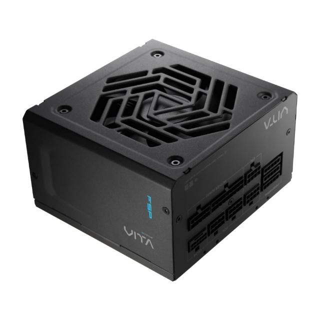 【FSP 全漢】VITA PM MIT 1000W ATX3.1 PCle5.1 雙白金全模組電源 純黑(MIT台灣製造/扁線/FDB)